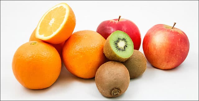 Apples, oranges, and kiwi