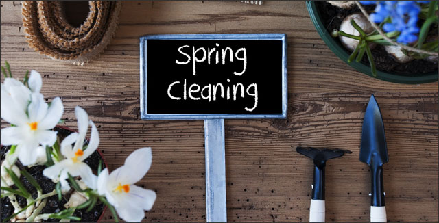 Garden spring cleaning tasks