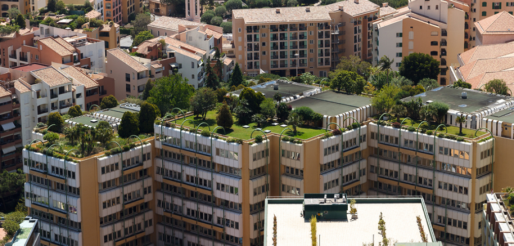 Green roofs in Monaco
