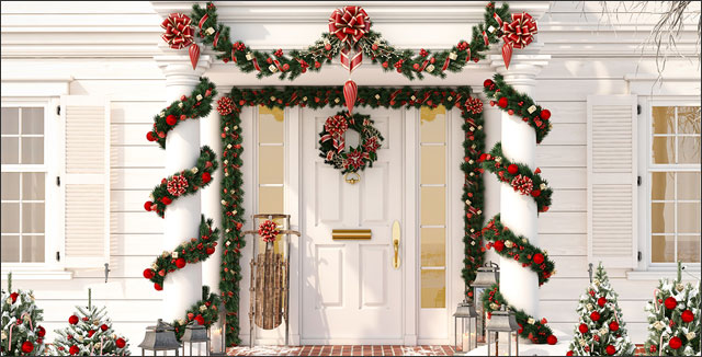 Holiday porch decorating ideas