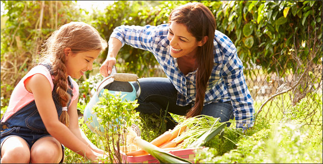 Kids gardening