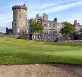 Turfgrass around a castle